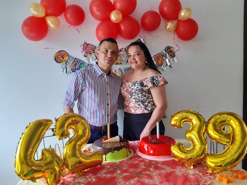 Carlos Alberto Castaño y Yina Sepúlveda.